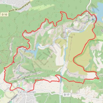 Itinéraire Barrage Zola et barrage du Bimont depuis le Tholonet, distance, dénivelé, altitude, carte, profil, trace GPS