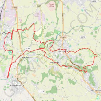 Itinéraire Rando portoise, distance, dénivelé, altitude, carte, profil, trace GPS