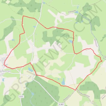 Itinéraire La Bouderie, distance, dénivelé, altitude, carte, profil, trace GPS