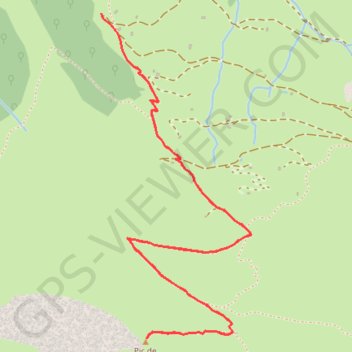 Itinéraire Pic de Bergons, distance, dénivelé, altitude, carte, profil, trace GPS