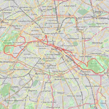 Itinéraire Marathon de Paris 2023, distance, dénivelé, altitude, carte, profil, trace GPS