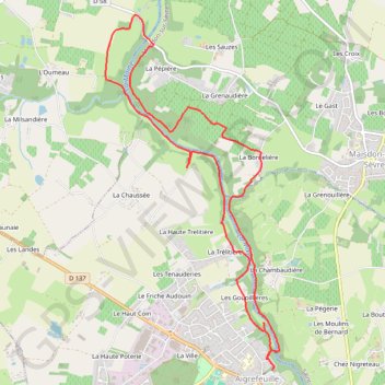 Itinéraire track, distance, dénivelé, altitude, carte, profil, trace GPS