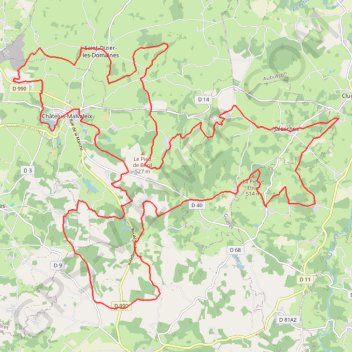 Itinéraire Castellucienne 2019, distance, dénivelé, altitude, carte, profil, trace GPS