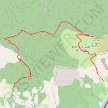 Itinéraire Cretes des Selles, distance, dénivelé, altitude, carte, profil, trace GPS