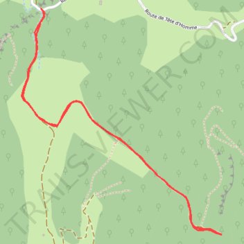 Itinéraire La cascade du Dégoutte-Eau, distance, dénivelé, altitude, carte, profil, trace GPS