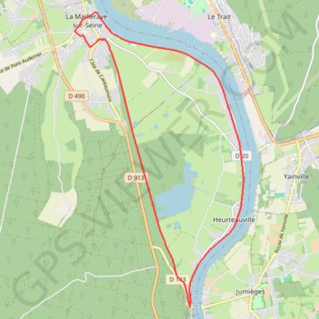 Itinéraire La Chapelle du bout de vent, distance, dénivelé, altitude, carte, profil, trace GPS