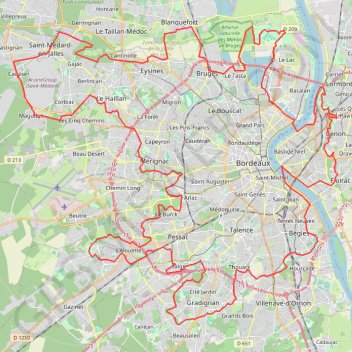 Itinéraire 0 - ITINERAIRE STRUCTURANT, distance, dénivelé, altitude, carte, profil, trace GPS