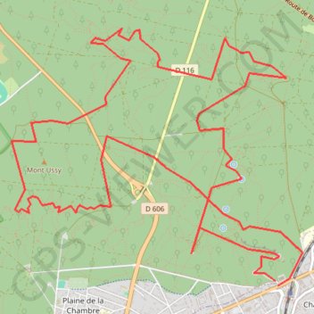 Itinéraire Sentier des points de vue avec décrochage, distance, dénivelé, altitude, carte, profil, trace GPS