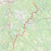 Itinéraire De Forgès à La Bastide-Murat, distance, dénivelé, altitude, carte, profil, trace GPS