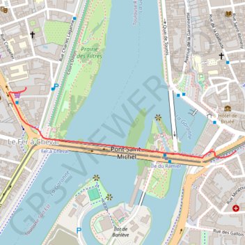 Itinéraire Route 2020-02-09 6:39pm, distance, dénivelé, altitude, carte, profil, trace GPS
