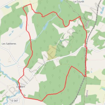 Itinéraire Terres de Haute Charente sentier des Forêts, distance, dénivelé, altitude, carte, profil, trace GPS