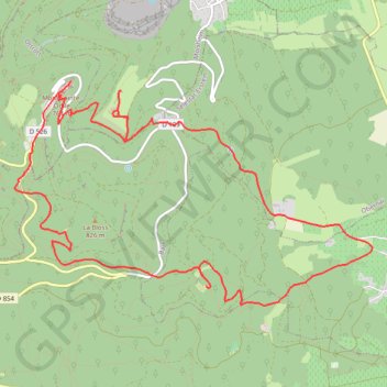 Itinéraire De Heiligenstein au Mont Sainte-Odile, distance, dénivelé, altitude, carte, profil, trace GPS