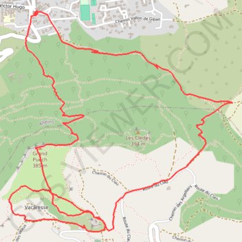 Itinéraire Alleins - Vernegues, distance, dénivelé, altitude, carte, profil, trace GPS
