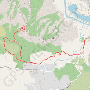 Itinéraire les 3 croix, distance, dénivelé, altitude, carte, profil, trace GPS