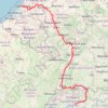 Itinéraire Rhin par la rive gauche, distance, dénivelé, altitude, carte, profil, trace GPS