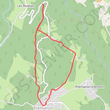 Itinéraire Tour du Goulet - Prémanon, distance, dénivelé, altitude, carte, profil, trace GPS