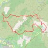 Itinéraire Le Causse de Moncalmès, distance, dénivelé, altitude, carte, profil, trace GPS