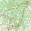 Itinéraire Les ocres, distance, dénivelé, altitude, carte, profil, trace GPS