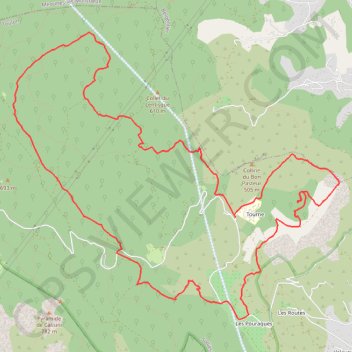 Itinéraire Les Morières, distance, dénivelé, altitude, carte, profil, trace GPS
