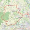 Itinéraire 1 - boucleDauxBouconne, distance, dénivelé, altitude, carte, profil, trace GPS