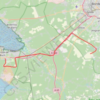 Itinéraire 2024-10-20_15-49_Sun, distance, dénivelé, altitude, carte, profil, trace GPS