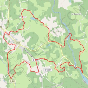Itinéraire [Itinéraire] Bonnes fontaines, distance, dénivelé, altitude, carte, profil, trace GPS