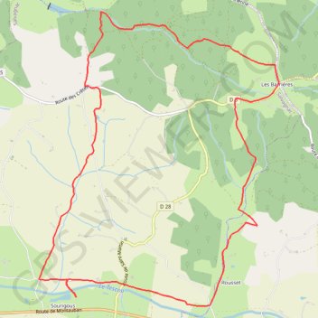 Itinéraire Les Hauts de Maladène, distance, dénivelé, altitude, carte, profil, trace GPS