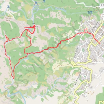 Itinéraire La chapelle, distance, dénivelé, altitude, carte, profil, trace GPS