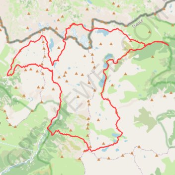 Itinéraire Mercantour, distance, dénivelé, altitude, carte, profil, trace GPS