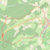 Itinéraire Boucle de la Fontaine Nouvelle par la Goulotte des Zervos - Vézelay, distance, dénivelé, altitude, carte, profil, trace GPS