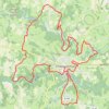 Itinéraire Grande boucle - Le chemin de l'Osmonde Royale - Châteauponsac, distance, dénivelé, altitude, carte, profil, trace GPS