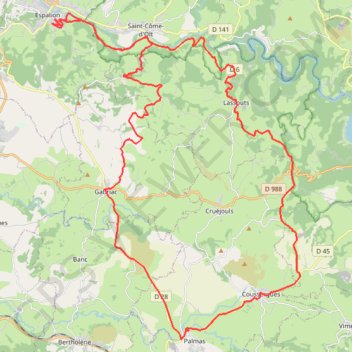 Itinéraire 2022-11-19 16:37:14, distance, dénivelé, altitude, carte, profil, trace GPS