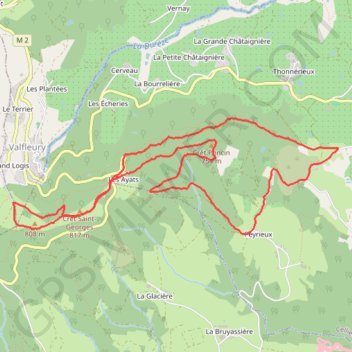 Itinéraire Croix Blanche, distance, dénivelé, altitude, carte, profil, trace GPS