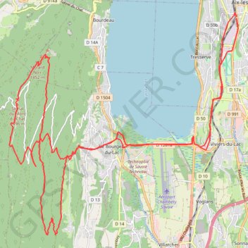 Itinéraire Rando Dent du Chat, distance, dénivelé, altitude, carte, profil, trace GPS