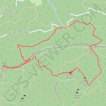Itinéraire Pas Brochier - Pas de la Clé, distance, dénivelé, altitude, carte, profil, trace GPS