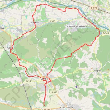 Itinéraire 2021-06-17 Lambesc - Durance 47km 500m, distance, dénivelé, altitude, carte, profil, trace GPS