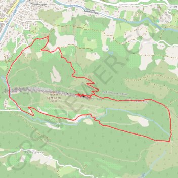 Itinéraire Le tour du Mont Saint-Julien, distance, dénivelé, altitude, carte, profil, trace GPS