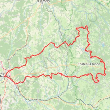 Itinéraire ITIBFC000V52PISR, distance, dénivelé, altitude, carte, profil, trace GPS