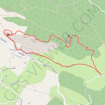 Itinéraire Le tour de Roquefixade, distance, dénivelé, altitude, carte, profil, trace GPS