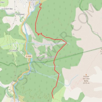 Itinéraire Batterie de Cuguret, distance, dénivelé, altitude, carte, profil, trace GPS