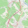 Itinéraire 2019-01-23 14:00, distance, dénivelé, altitude, carte, profil, trace GPS