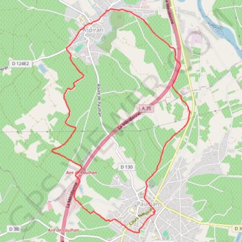 Itinéraire 2019-01-23 14:00, distance, dénivelé, altitude, carte, profil, trace GPS