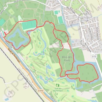 Itinéraire Circuit du Bois des Forts, distance, dénivelé, altitude, carte, profil, trace GPS