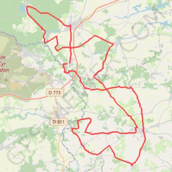 Itinéraire course en ligne thelin, distance, dénivelé, altitude, carte, profil, trace GPS