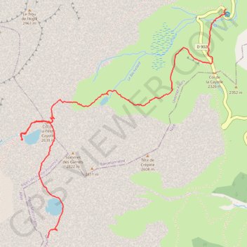 Itinéraire Tracé 6 août 2016 10:50:36, distance, dénivelé, altitude, carte, profil, trace GPS