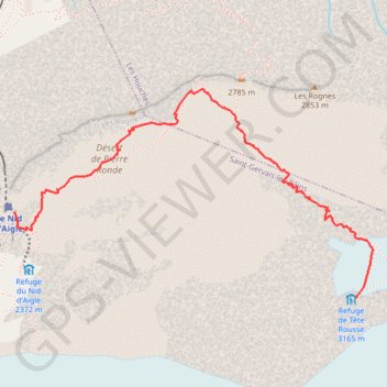 Itinéraire trace, distance, dénivelé, altitude, carte, profil, trace GPS