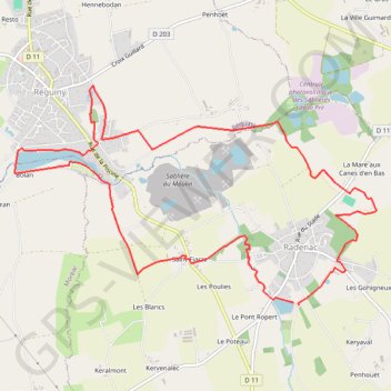 Itinéraire 19- Circuit du p'tit tacot, distance, dénivelé, altitude, carte, profil, trace GPS