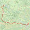 Itinéraire Issarlès - Aubignas, distance, dénivelé, altitude, carte, profil, trace GPS