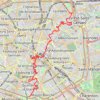 Itinéraire Rando de la journée à Paris sur le GRP2, distance, dénivelé, altitude, carte, profil, trace GPS