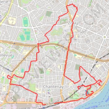 Itinéraire Chantenay, distance, dénivelé, altitude, carte, profil, trace GPS